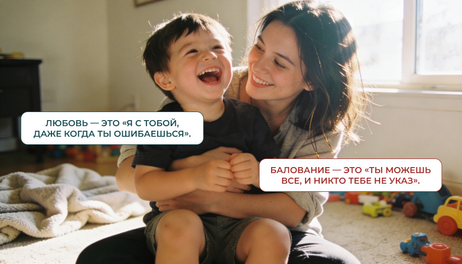 Любовь или балование